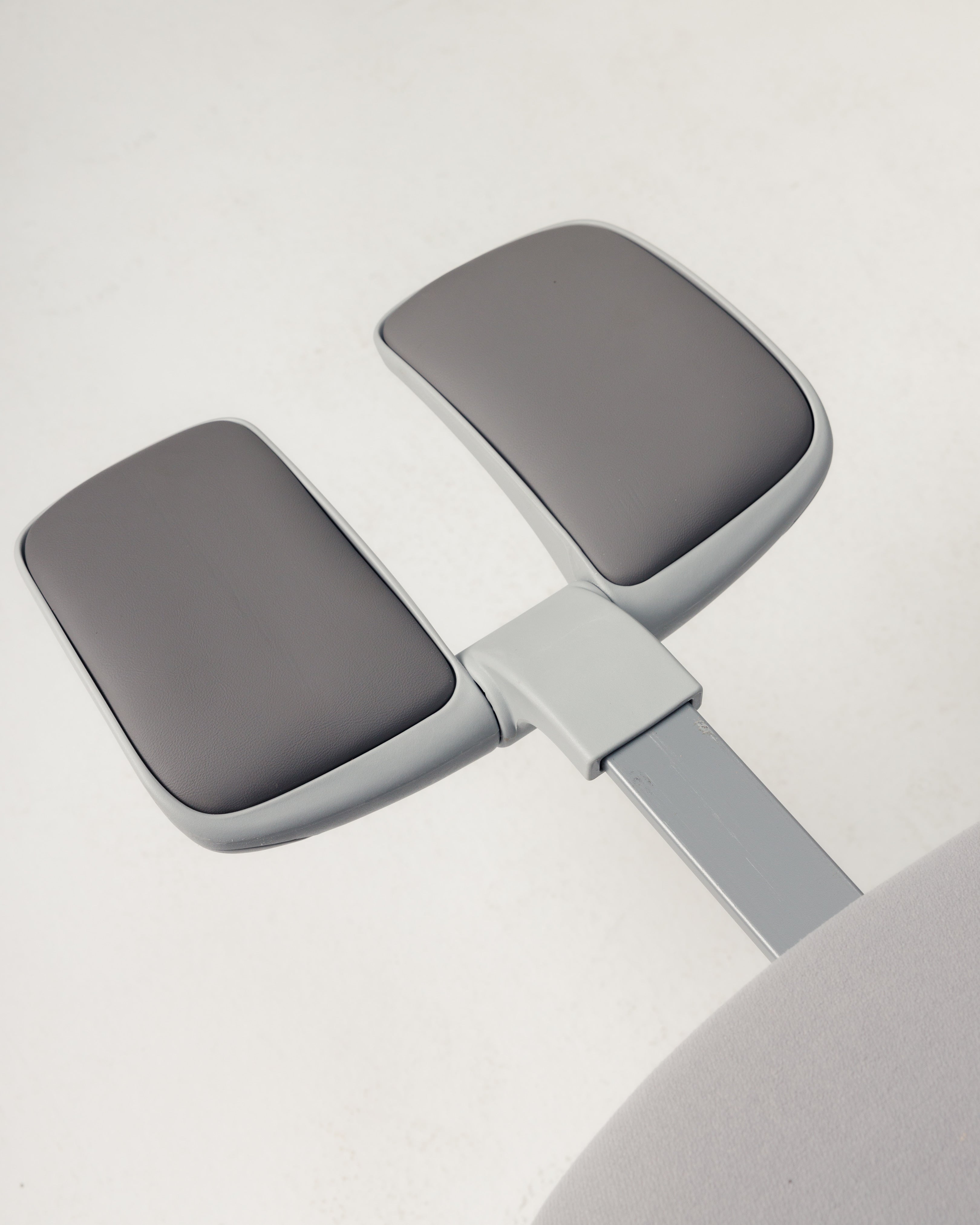 Grey Aura Ergonomic Chair with foot rest