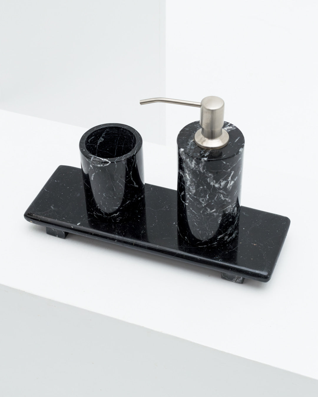 Black Marble Bathroom Set