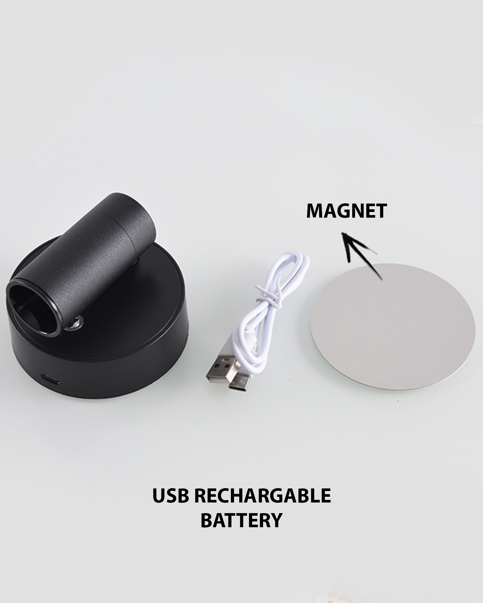 wall mount light with USB cabel