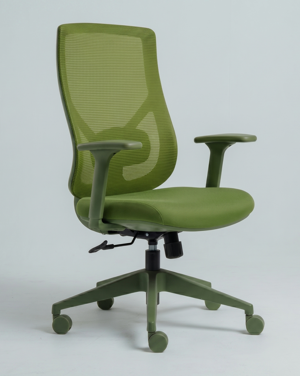 modern green office chair