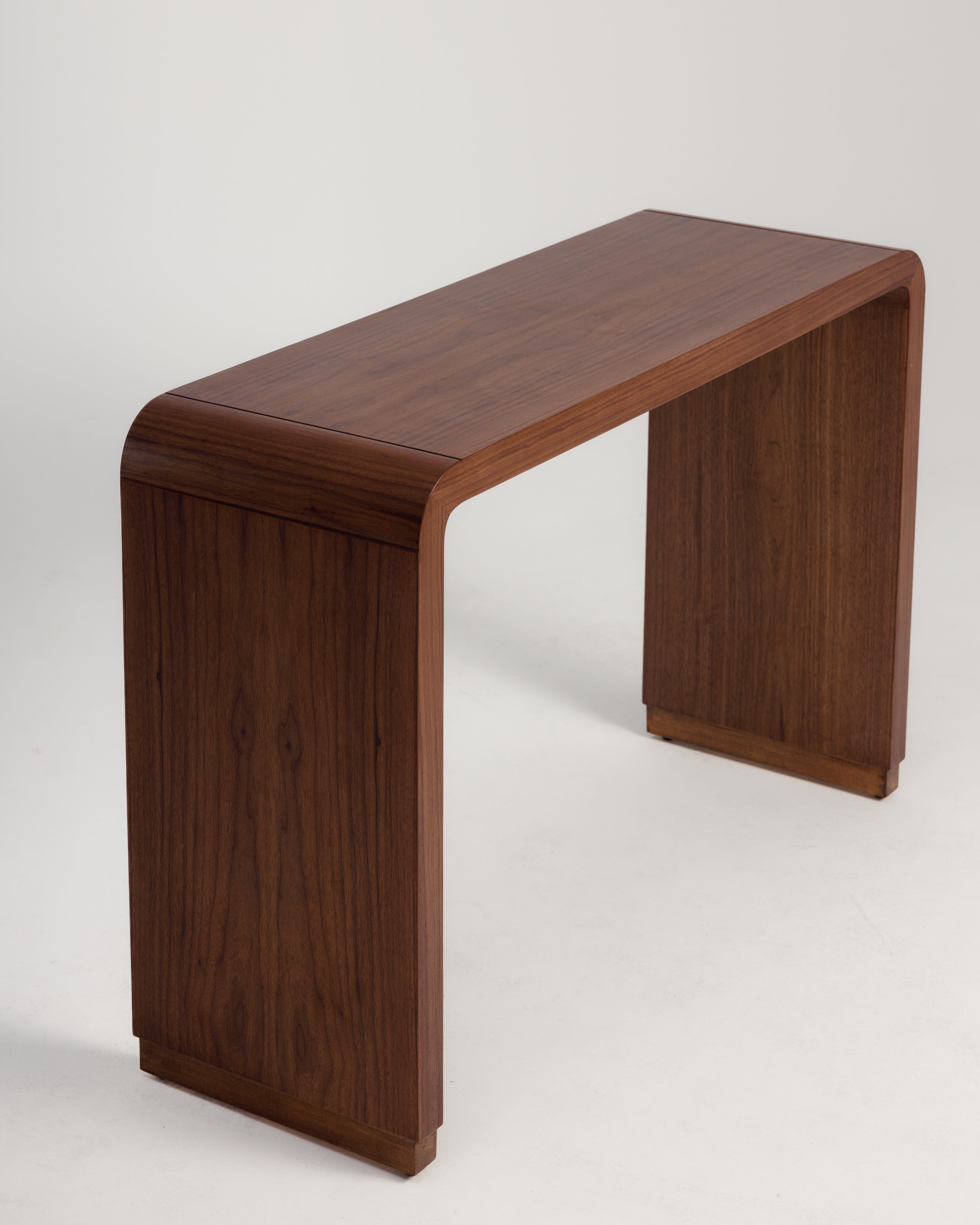 Walnut Console Entryway Table Wasilaah