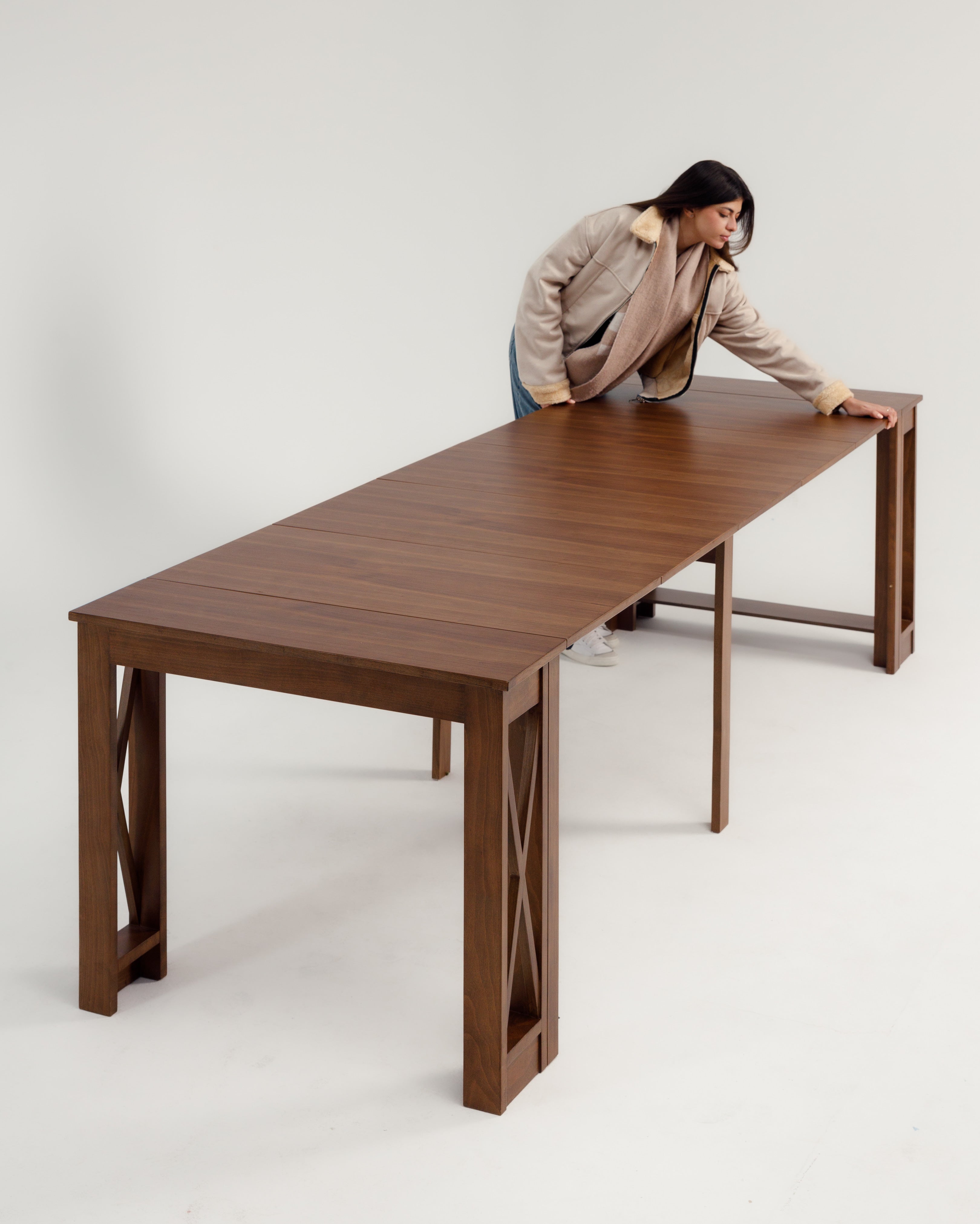 Walnut Transformer Table Wasilaah