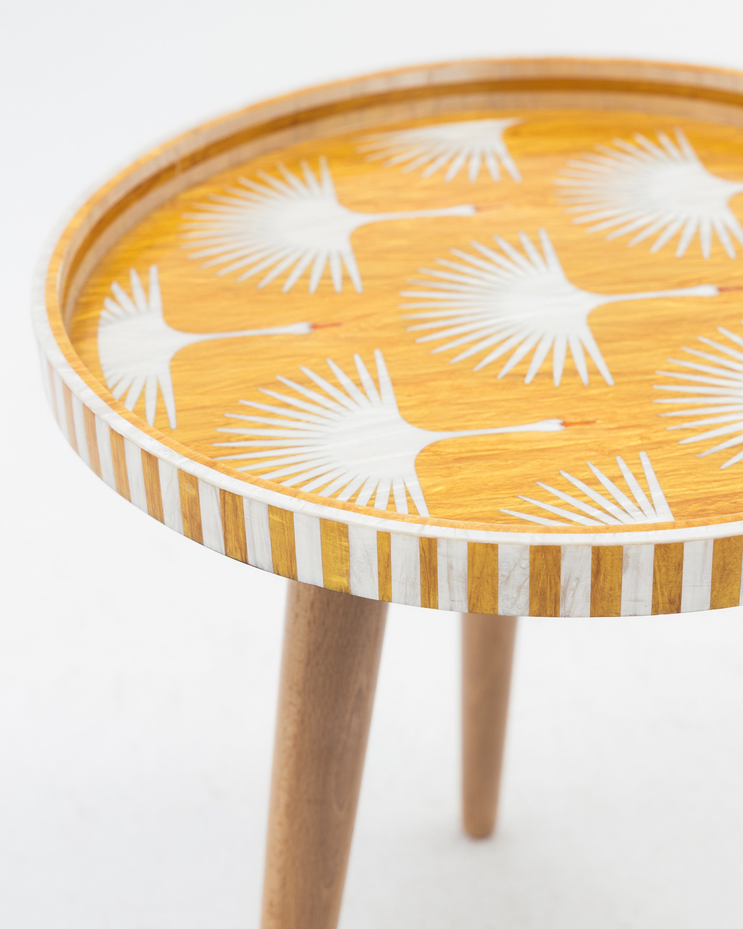 Duck Inlay Side Table