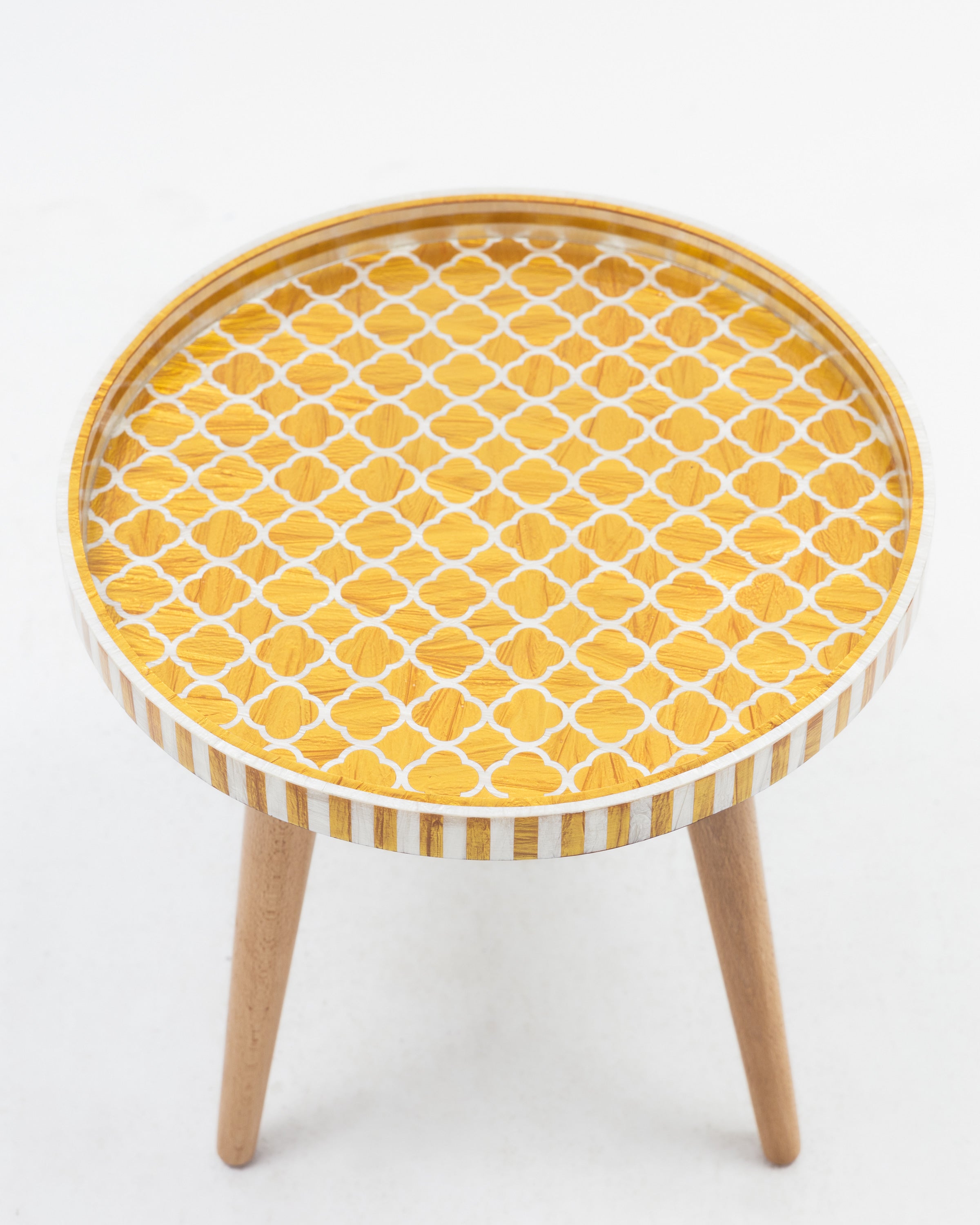 Gold Inlay Side Table dubai