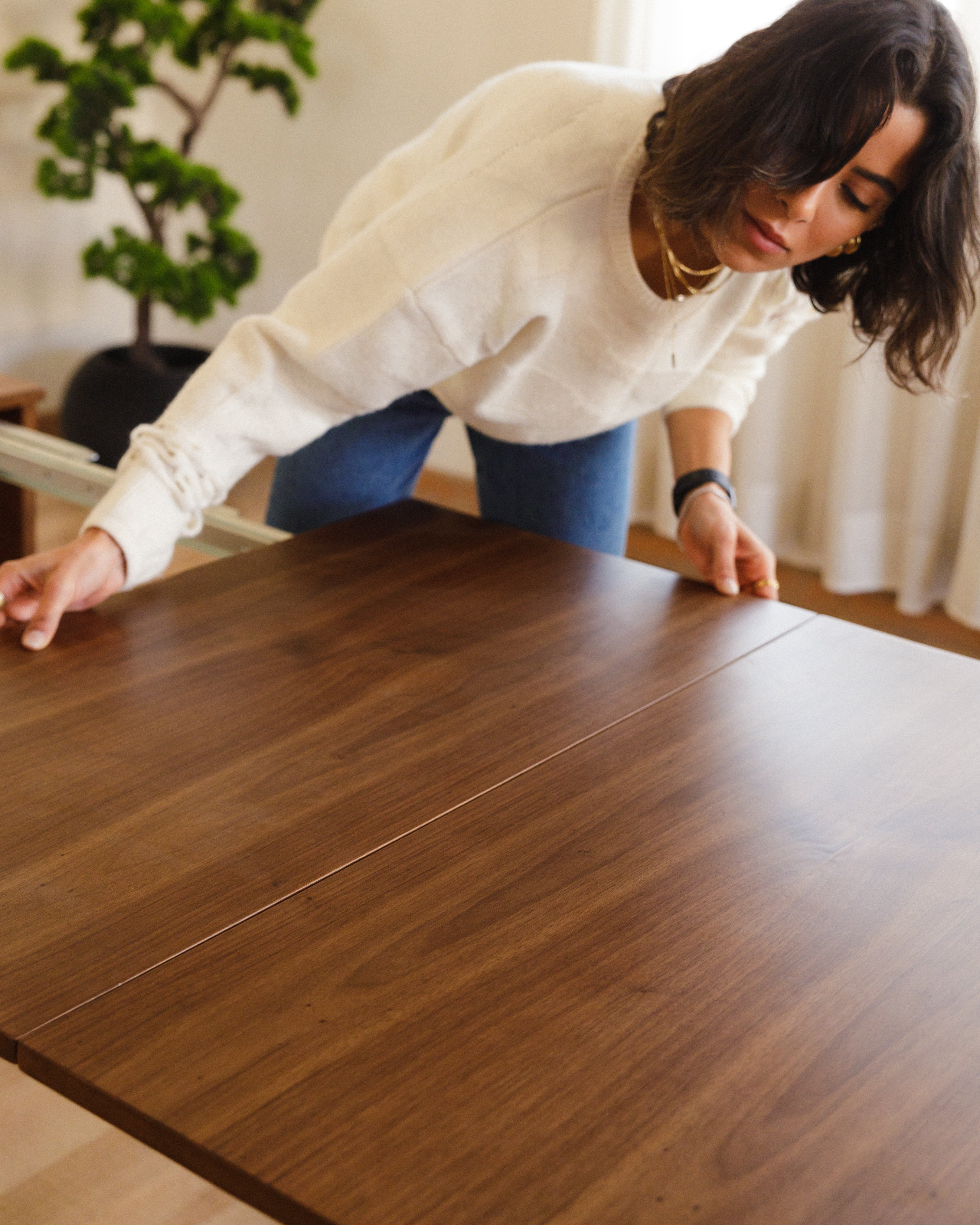 Walnut Transformer Table Wasilaah