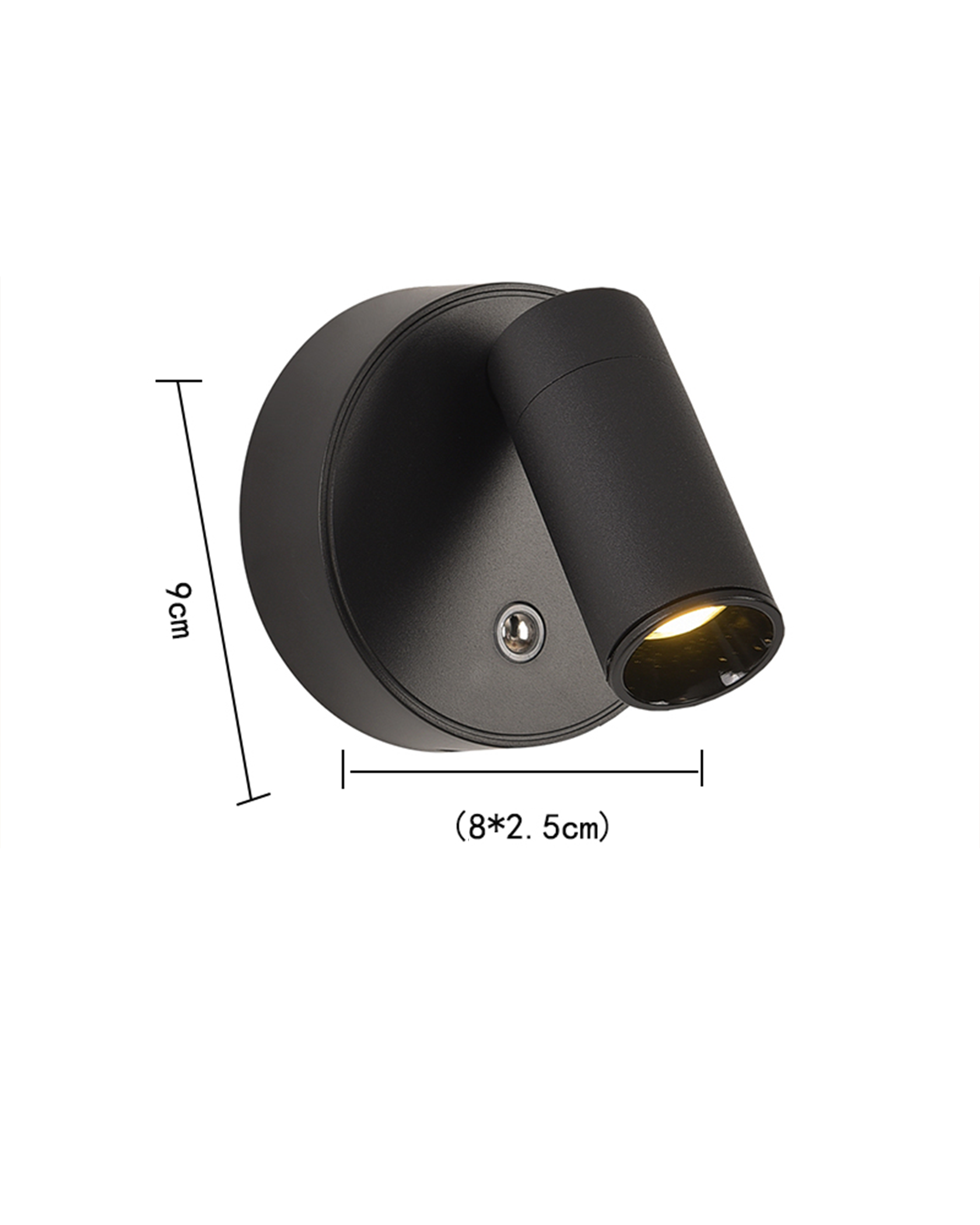wall mount light with dimensions