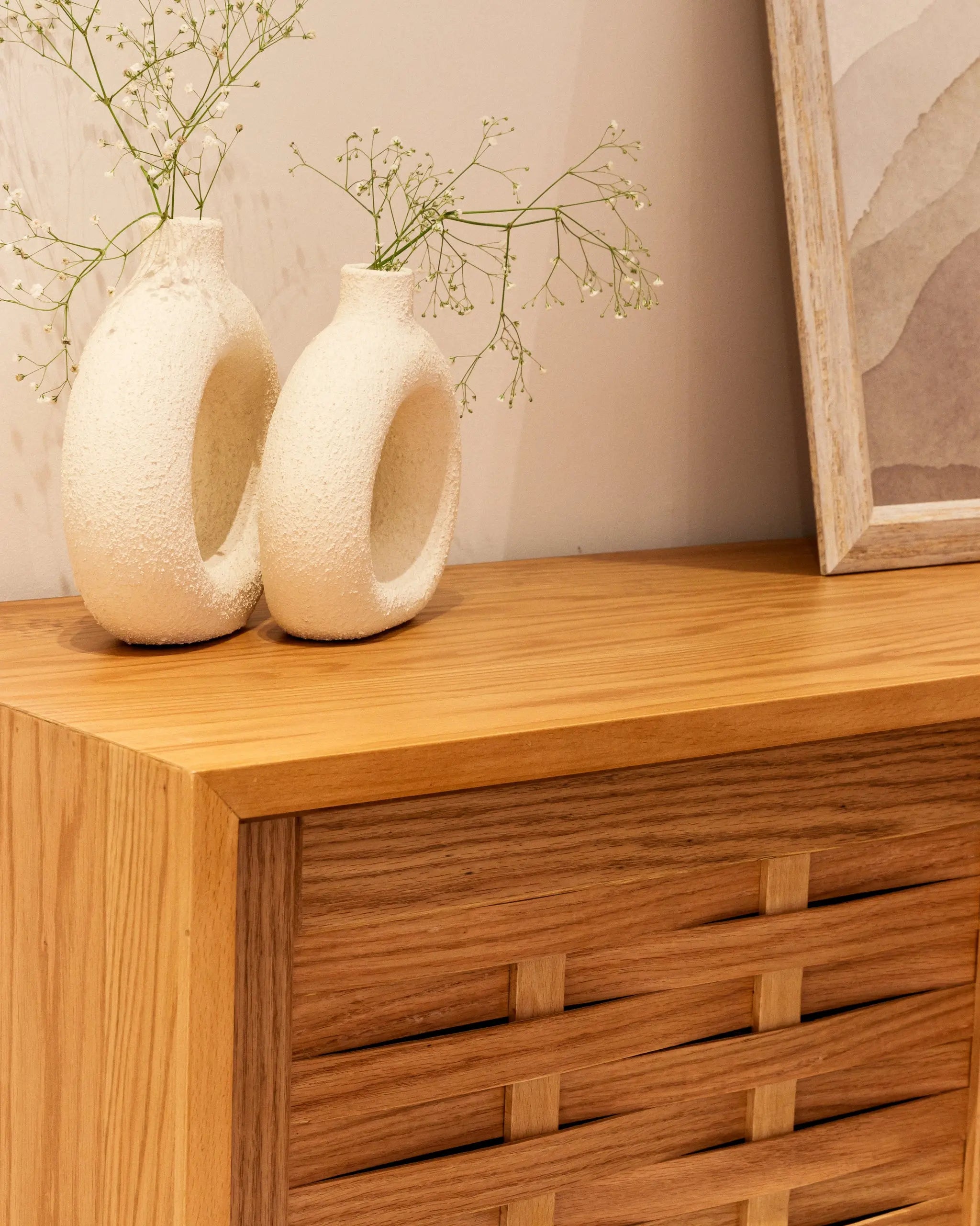 OAK SLIDING SHOE STORAGE Wasilaah UAE